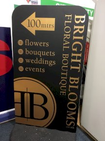 Bright Blooms Sign