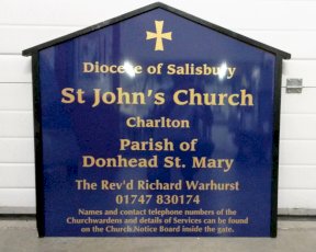 Salisbury St Johns Church Sign