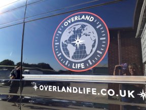 OverlandLife Sign Painted Van